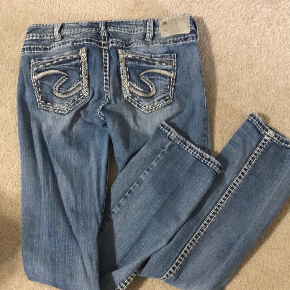 Silver jeans